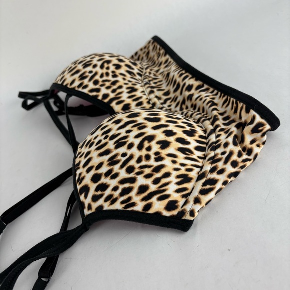 Victoria’s Secret PINK Leopard Print Strappy Bralette Top 🐆 Size S - Picture 8 of 12